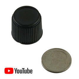 G27089 + Antique Set Screw Bakelite Knob for 1/4" Shaft