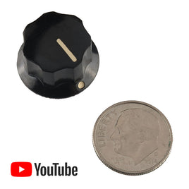 G27090 ` Classic Kurz-Kasch Bakelite Knob for 1/4" dia. Controls