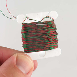 Friday Surprise! G27106 - (25ft) 30AWG Enameled Red & Green Pair Wire