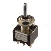 G27112 ~ Panel Mount Miniature DPDT Center Off Toggle Switch