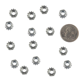 G27126 ` (Pkg 25) Zinc Plated Steel M4-0.7 KEPS Locknut