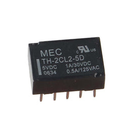 G27220 - MEC Miniature TH-2CL2-5D 2 Coil 5VDC Latching DPDT Relay