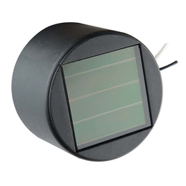 Weekend Special! G27251 - Small 1.2" sq Glass Solar Panel Mounted in 1.82" dia. Cylinder 2.4VDC 25mA