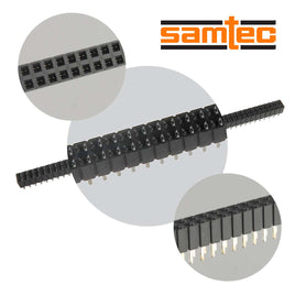 G27401 ~ Samtec SLW-150-01-T-D 100 Position 0.100" Spacing Through Hole Female Receptacle (Connector)