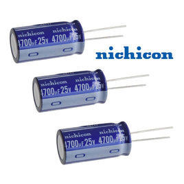 SOLD OUT! - G27465 - (Pkg 3) Nichicon 4700uF 25V VX Series Radial Electrolytic Capacitor