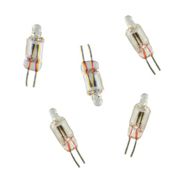 G27486 ~ (Pkg 5) Subminiature PC Lead NE3.8-10 Neon Glow Lamp