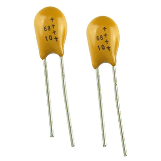 Weekend Deal! G27611 ~ (Pkg 2) 68uF 10V Dip Tantalum Capacitor