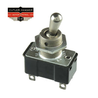 G27632 ~ Cutler Hammer / Eaton Standard DPST Panel Mount Toggle Switch