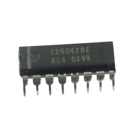 G27652 - (Pkg 4) RCA CD4042BE Quad Clocked D Latch