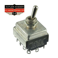 G27689 ~ Cutler Hammer / Eaton 4PDT Center Off Heavy Duty Toggle Switch