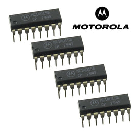 Weekend Deal! G27707 ~ (Pkg 4) Motorola MC14015BCP Dual 4 Bit Static Shift Register