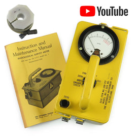 SOLD OUT! - G27807 ~ Victoreen Antique CD V-717 Radiological Meter (As-Is)