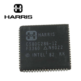 G27811 ` Harris CS80C286-12 1 Core, 16 Bit 12.5MHz 68-PLCC Microprocessor
