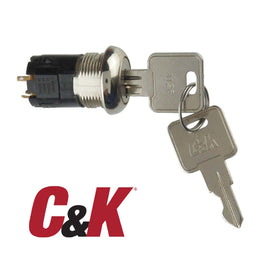 SOLD OUT-G27857 ~ C&K "Y" Series 3 Position Keylock Switch