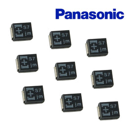 G27893 ~ (Pkg 10) Panasonic TAB47M Conductive Polymer Tantalum 47uF 6.3V SMD Capacitor
