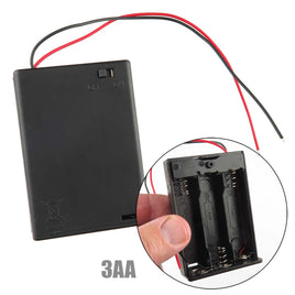 G27924 ~ Battery Box with Switch for 3AA Batteries (4.5VDC)