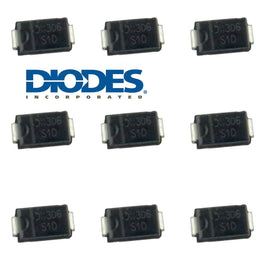SOLD OUT-G27934 ~ (Pkg 10) Diodes Inc SID-13-F 200V 1Amp SMD Rectifier