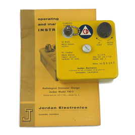 G27949 ` Jordan Electronics Dosimeter Charger with manual "As Is"