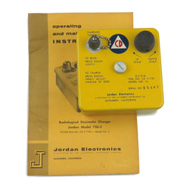 G27949 - Jordan Electronics Dosimeter Charger with manual "As Is"