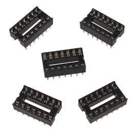 G27962 - (Pkg 5) Low Profile 14 Pin Dip IC Socket