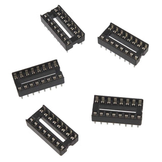 G27964 + (Pkg 5) Low Profile 16 Pin Dip IC Socket