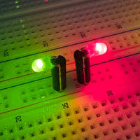 G28014 ~ (Pkg 25) ParaLight 3mm Bipolar Red Green 2 Lead LED