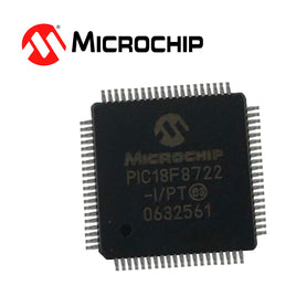 G28016 ~ Microchip PIC18F8722-I/PT PIC18 Microcontroller with 128Kb Program Memory, 3.8Kb Ram, 40MHz 80 Pin TQFP