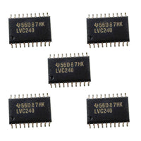 G28113 ~ (Pkg 5) Texas Instruments SN74LVC240DW Buffers and Line Drivers SMD IC