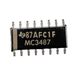 G28121 ~ (Pkg 3) Texas Instruments MC3487DR SMD SOIC-16 4/0 Driver RS422-B