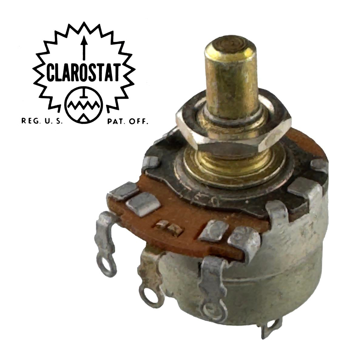 G28143 + Panel Mount Clarostat 5K Linear Taper Potentiometer with 2PST