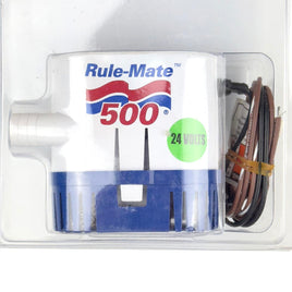 SOLD OUT! - G28151 - Rule-Mate 500GPH / 24V Automatic Bilge Pump USA - 1 Available