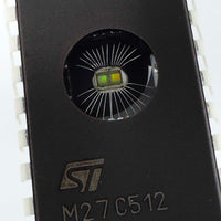 G28161 ~ ST Microelectronics M27C512-90F1 64K x 8 UV EPROM