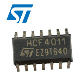 G28226 ~ (Pkg 5) ST HEF4011M Quad Nand Gate SOIC-14 SMD