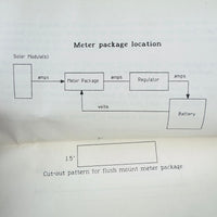 G28240 - Photocomm, Inc Solar Meter - 18-32V / 0-20Amps (1 Available)