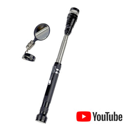 SOLD OUT! - G28301 ` 3-in-1 Telescoping Flashlight with Magnetic Mirror Attachment