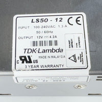 G28306 ` TDK/Lambda LS50-12 12V @ 4.2A Power Supply Converter