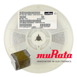 G28338E ` (Full Reel of 1,000) Murata GRM42-2X5R106K010Al Monolithic Ceramic 10uF 10VDC 10% Tolerance SMD1210 Capacitor