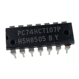 G28341 ~ (Pkg 3) PC74HCT107P Dual JK Negative Flip-Flop 14 Pin Dip IC