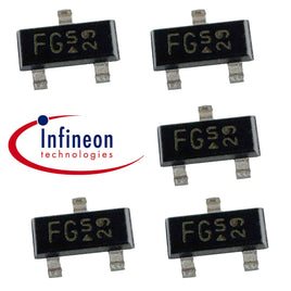 G28354 ~ (Pkg 10) Infineon BCV47 Darlington High Voltage High Current SMD SOT23 NPN Silicon Transistor