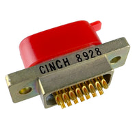 G28356 ~ Cinch DCCM15SSB D-Sub Micro D Connector 15 Contacts Gold Plated