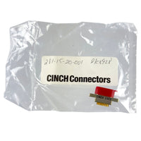 G28356 ~ Cinch DCCM15SSB D-Sub Micro D Connector 15 Contacts Gold Plated