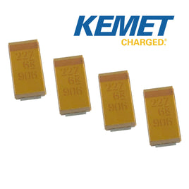 Pumpkin Picks! G28361 ~ (Pkg 5) Kemet Compact 220uF 20% 6V Solid Tantalum SMD "C" Case T491C227M006AT