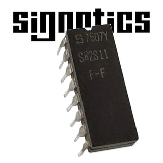 G28380E ` Antique Signetics S82S11 1024 x 1 10ns Access RAM 16 Pin Ceramic DIP