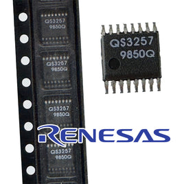 G28388 ~ (Pkg 10) Renesas QS3257 High Speed CMOS Quick Switch Quad 2:1 Mux / Demux