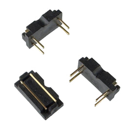 G28411 ` (Pkg 3) Augat Gold Plated 2 Position Male DIP Jumper