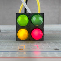 G28416 ~ Super Colorful 4 LED Square Right Angle Mount Indicator