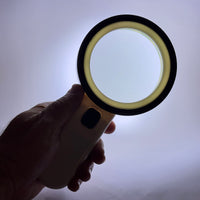 G28452 ~ Powerful and Very Useful Double Glass Lens Magnifier with 12 LEDs