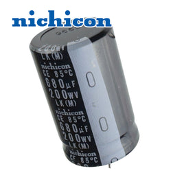 G28457 ~ Nichicon 680uF 200V "Snap In" Capacitor