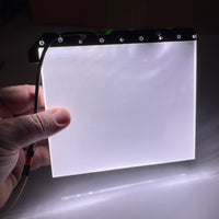 G28464 ~ Giant 5.7" x 4.64" 12VDC Bright Glow White Panel