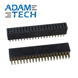 G28469 ~ (Pkg 5) Adam Tech HFH-50-G-NK Shrouded 50 Position Female 0.050" (1.27mm) Female Header